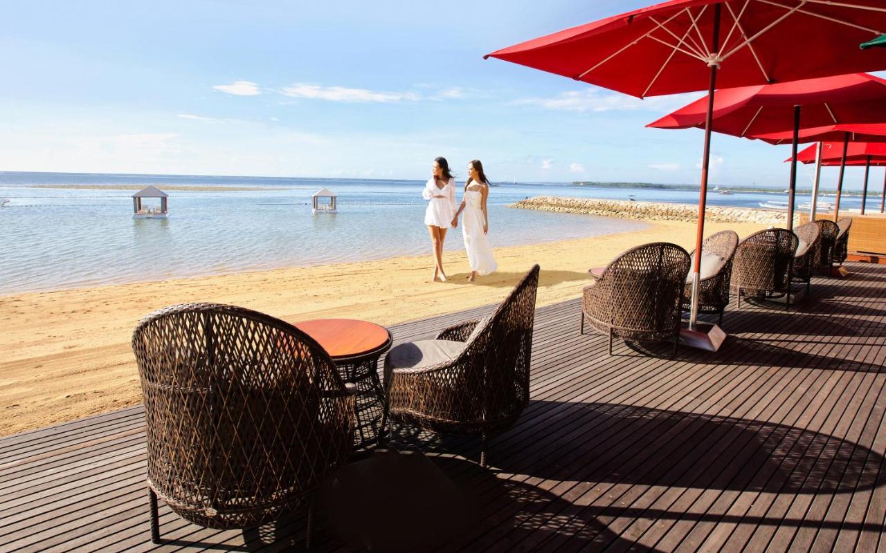 Puri Santrian Beach Resort And Spa Sanur Exteriér fotografie