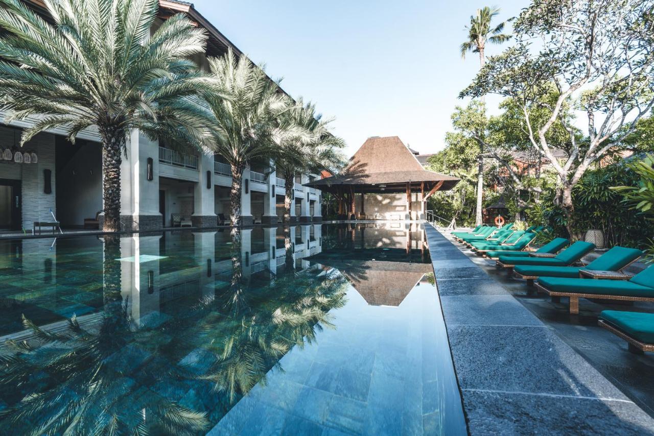 Puri Santrian Beach Resort And Spa Sanur Exteriér fotografie