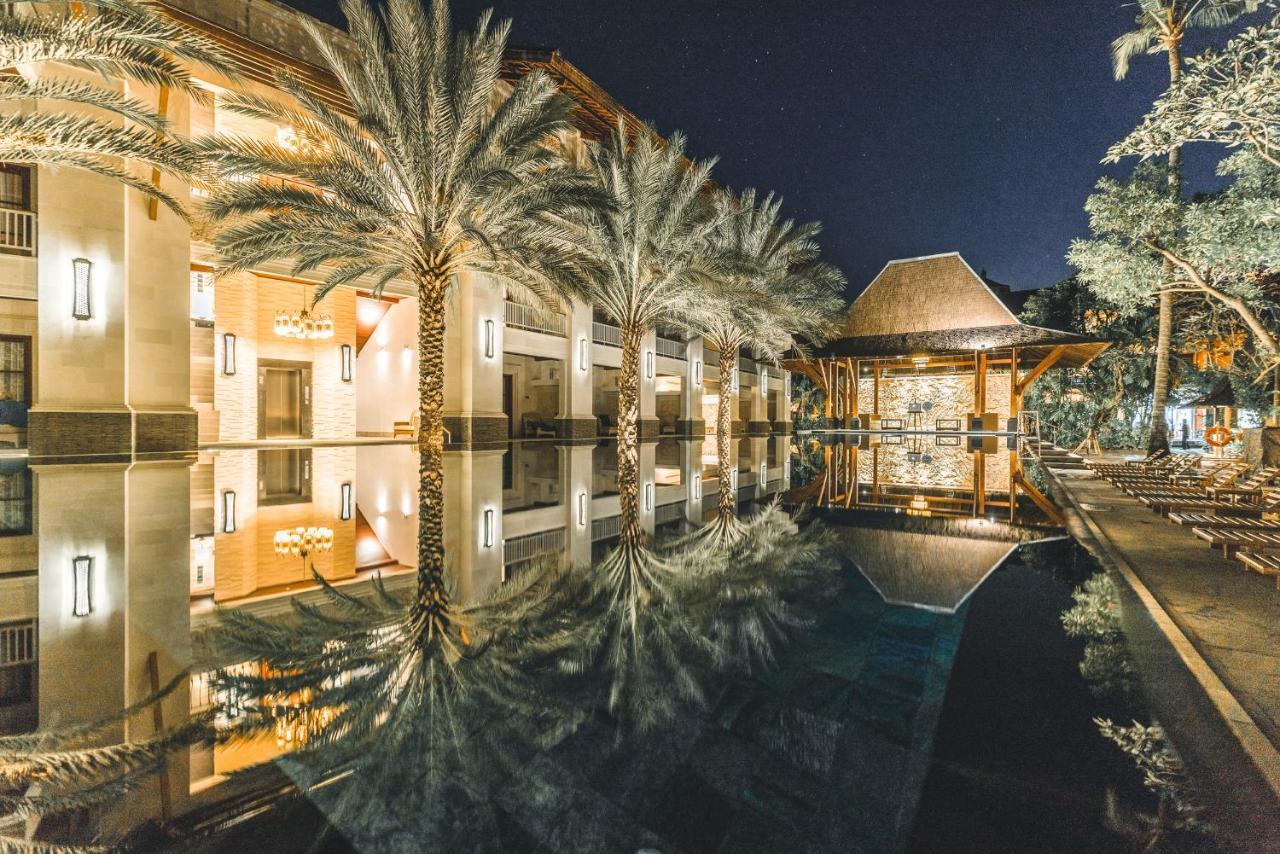 Puri Santrian Beach Resort And Spa Sanur Exteriér fotografie